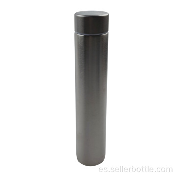 Botella de vacío delgada de color sólido de acero inoxidable de 250 ml
